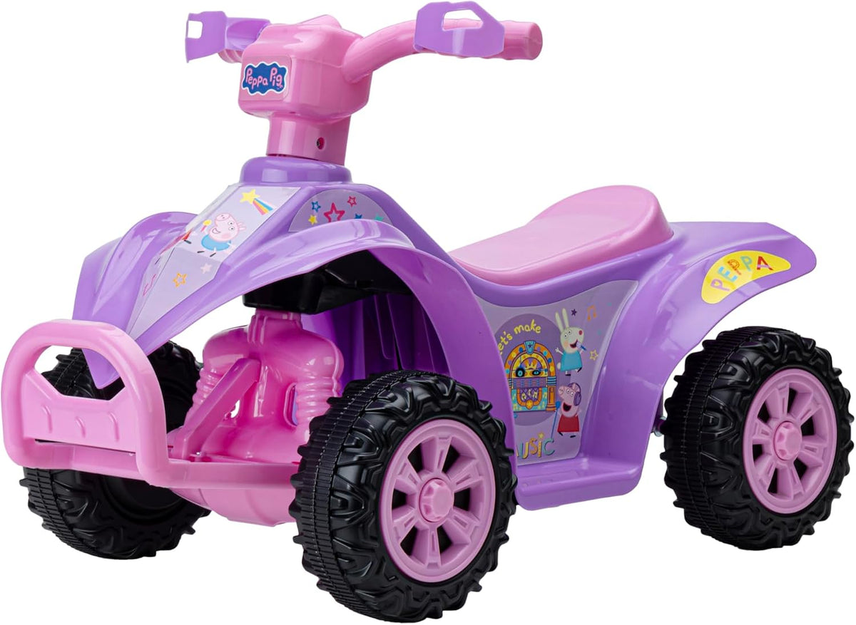 Peppa Pig - ATV de 6 V para niños con batería recargable