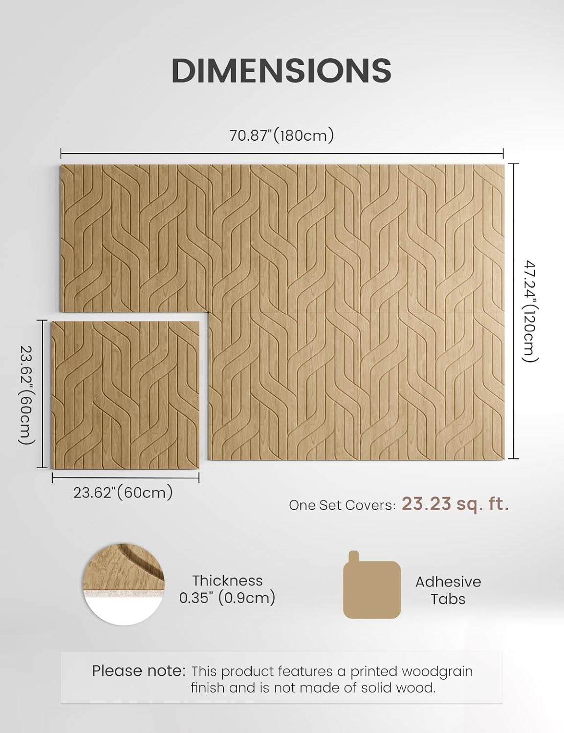 Paquete de 6 tablones de anuncios de fieltro grande