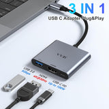 Adaptador USB C a HDMI,Adaptador USB-C Hub Multipuerto Digital AV |...