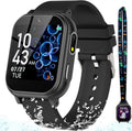 Reloj inteligente impermeable para niños con 32 juegos de doble cámara video podómetro