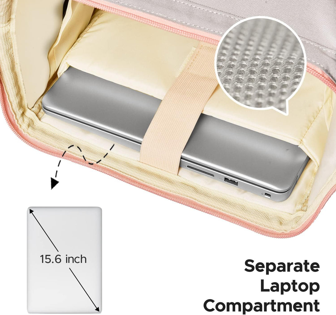 Kaome Mochila de Almuerzo 15.6 Pulgadas Mochila para Laptop para Mu...