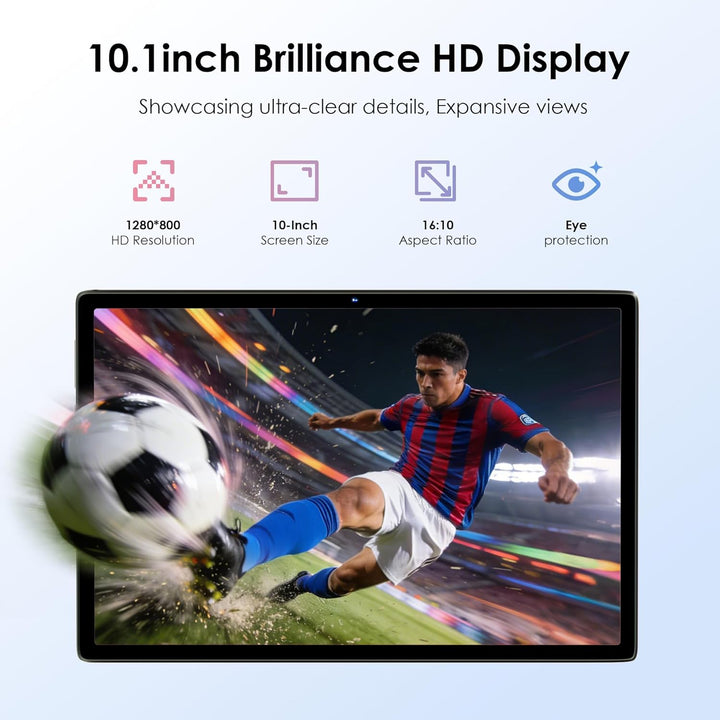 Tablet Android 15 2026, tableta de 10.1 pulgadas con funda a prueba...