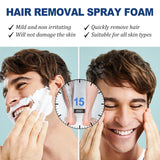 Spray de depilación para hombres, extracto de plantas, spray de dep...