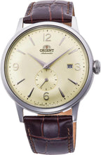 Reloj Orient Bambino Small Seconds automático, japonés, con correa de cuero, 21 mm, para hombre