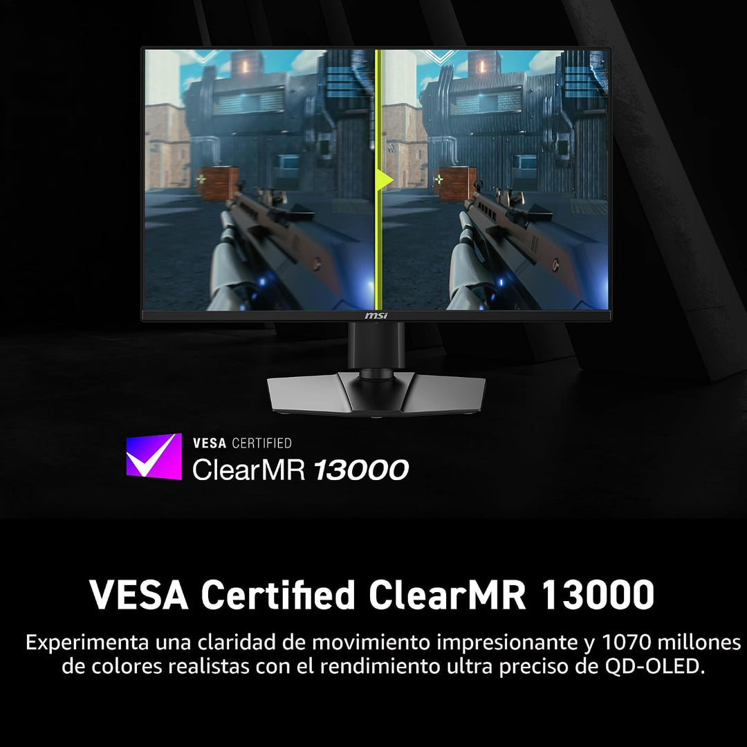 msi MAG 272QP QD-OLED X24 Monitor de juegos WQHD de 27 pulgadas, pa...