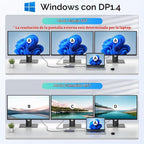 Estación de acoplamiento USB C 3 HDMI, estación de acoplamiento 12 en 1, pantalla triple, base para monitor doble, concentrador USB-C 3 HDMI para portátil con 10 Gbps, Ethernet, USB A/C 3.1, USB 2.0, 100 W PD, audio y micrófono, SD