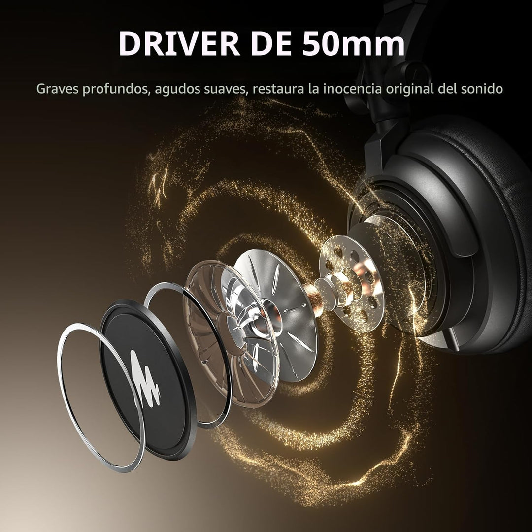 MAONO MH601 Auriculares profesionales para monitor de estudio, auri...