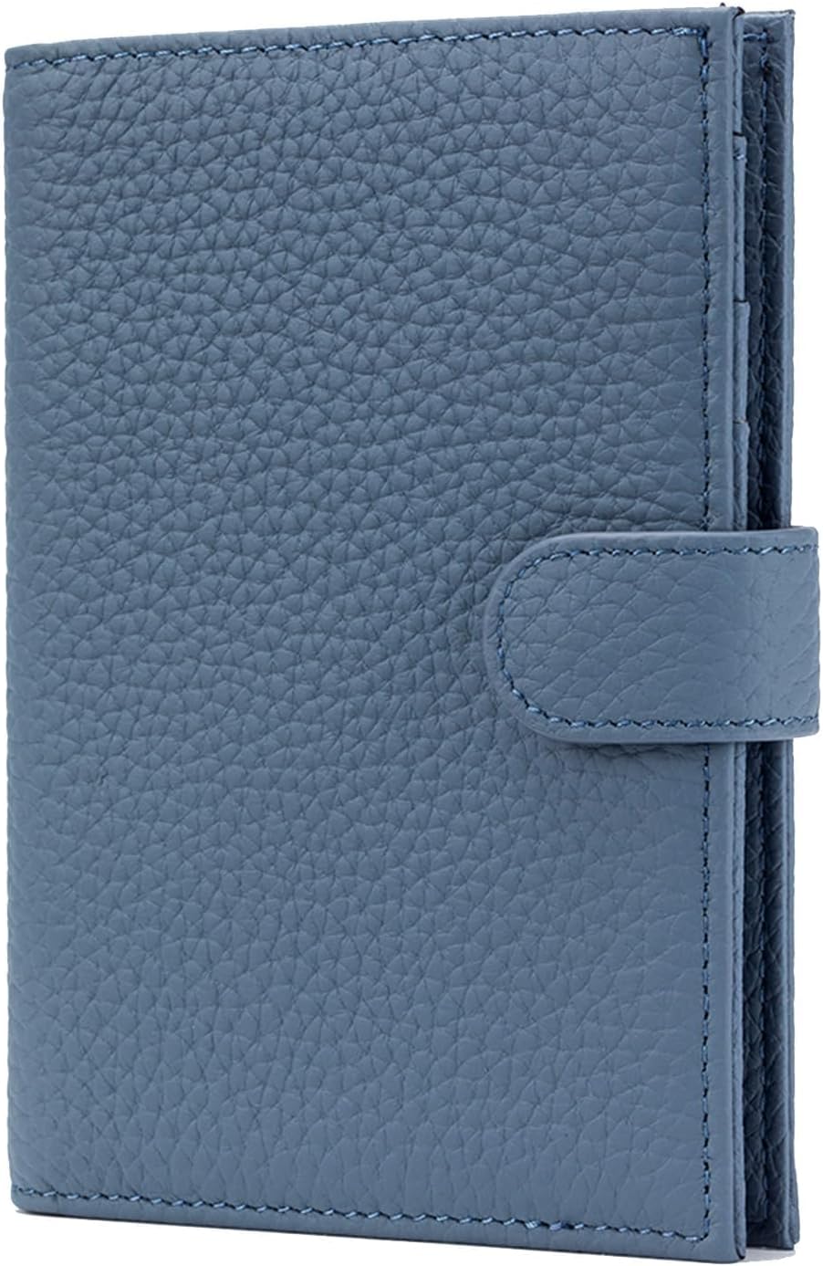 Karmiir Cartera de viaje RFID para pasaporte para mujer, funda de pasaporte de cuero con ranuras para tarjetas SIM, bolsillo con cremallera para monedas y ranura para efectivo, cartera de viaje
