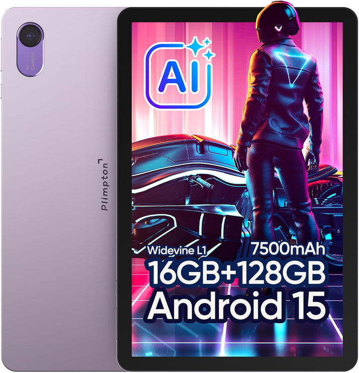 plimpton Paquete de tableta Android 15 de 10 pulgadas con protector...