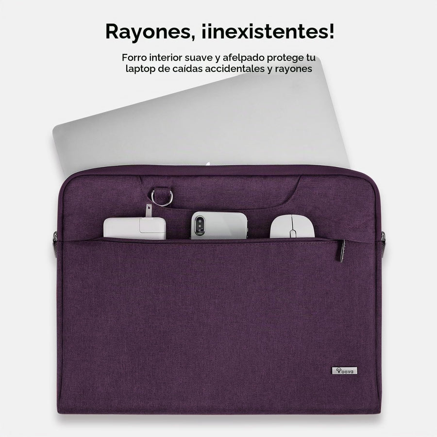 Voova Funda para portátil de 13 a 17 pulgadas, funda de transporte...