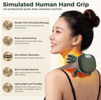 KppeX Nuevo modelo de almohada de masaje de cuello con calor para aliviar
