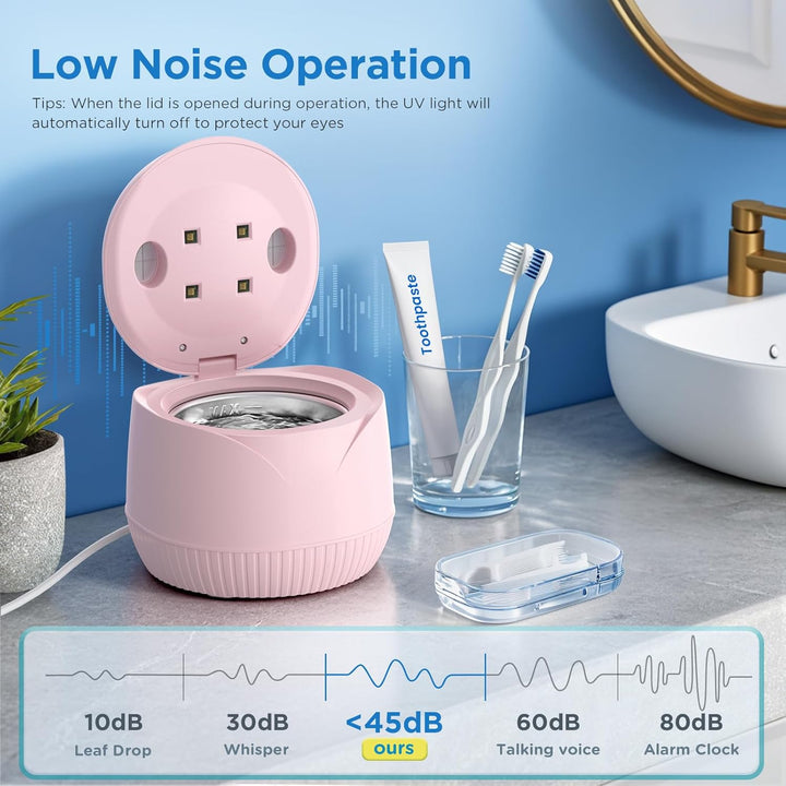 Máquina Limpiadora Dental Ultrasónica para Retenedores - Cápsula de...