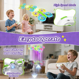 FUNPX Dron LED RC para niños de 6+, regalo de Navidad y cumpleaños...