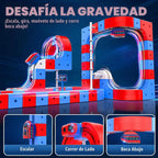 Betheaces Juego de 137 vías de tren eléctrico para niños de 3, 4, 5, 6, 7