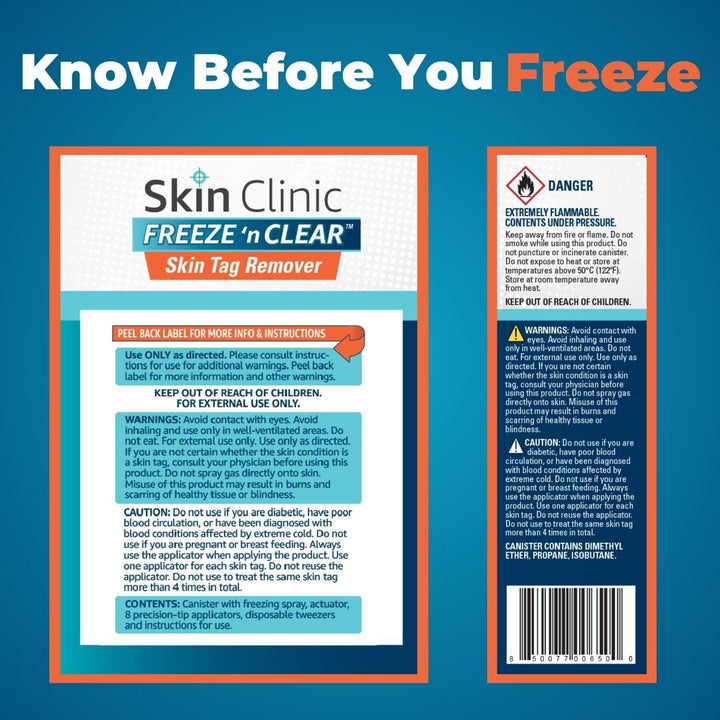 Skin Clinic Freeze n Clear Removedor de marcas cutáneas