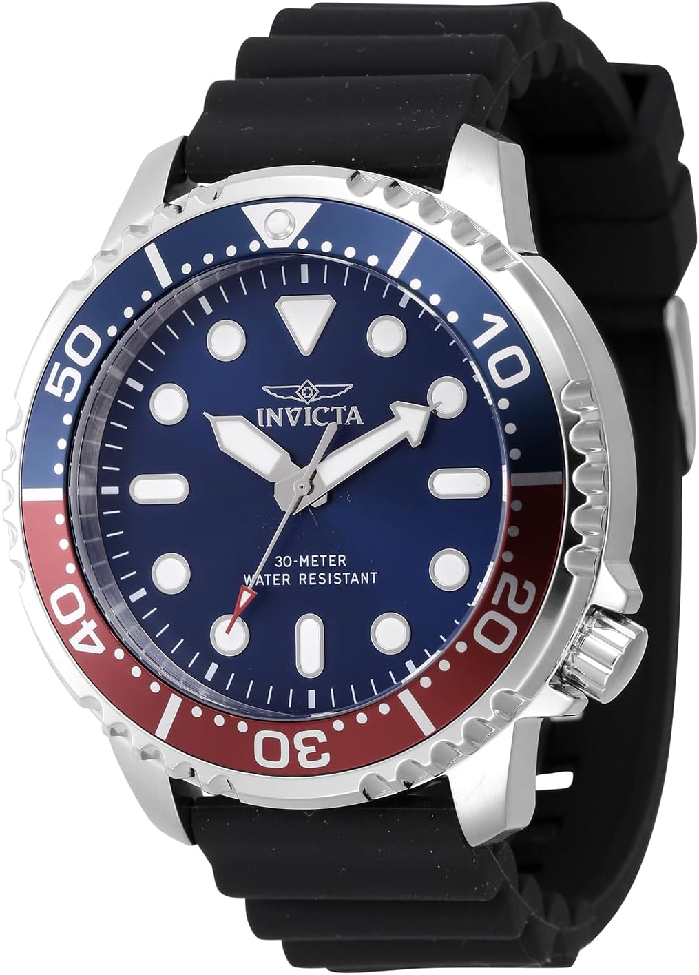Invicta Pro Diver Reloj para Hombre 48mm de Acero Inoxidable, Esfera Azul, Cuarzo PC21J