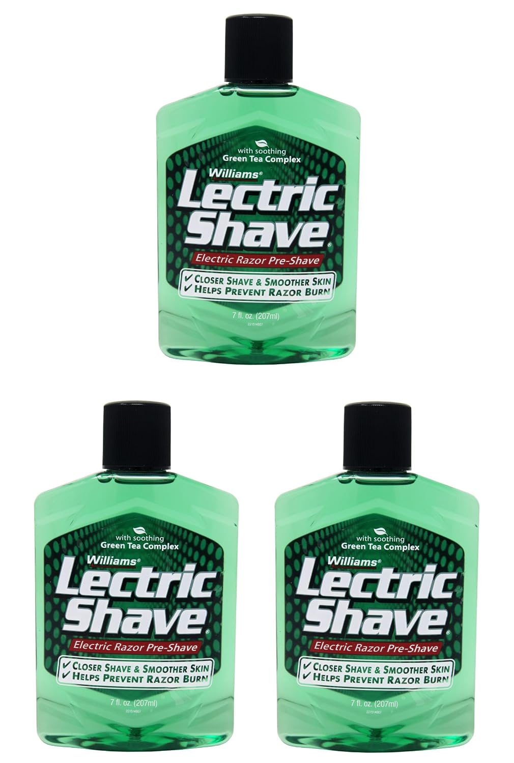 Lectric Shave Pre-Shave Original 7 oz (paquete de 3)