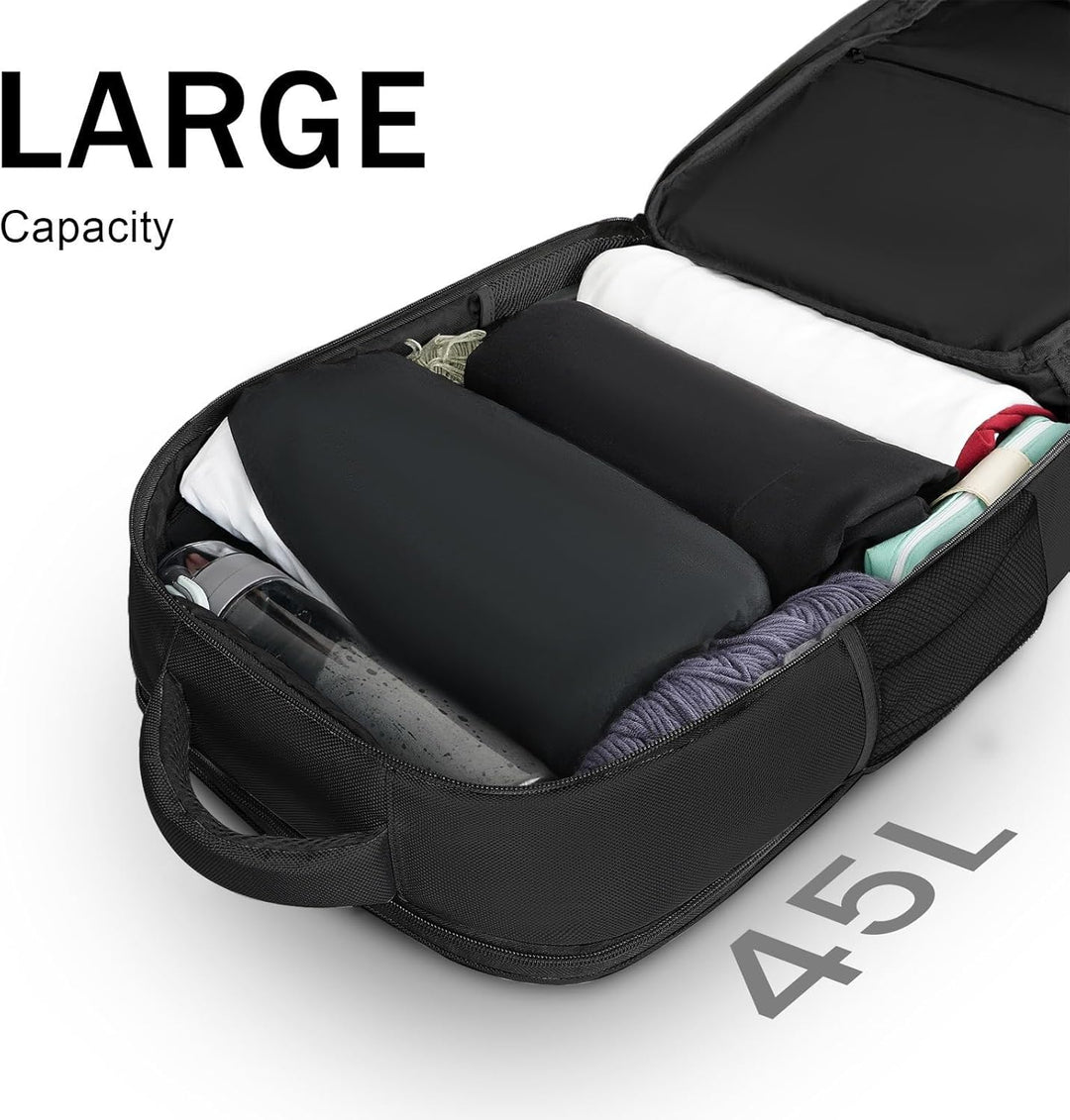 MATEIN - Mochila extra grande de 45L para viajes con laptop, mochil...