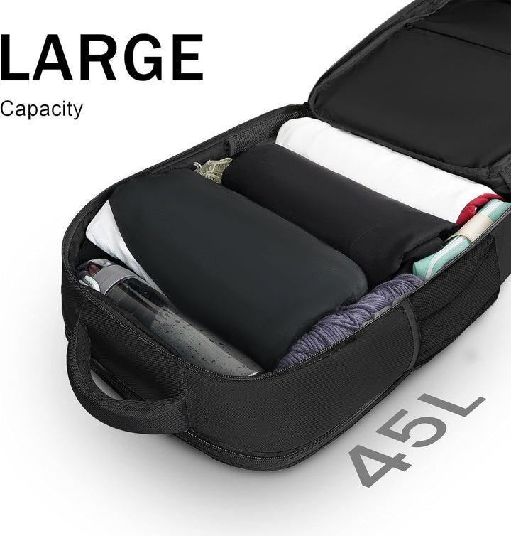 MATEIN - Mochila extra grande de 45L para viajes con laptop, mochil...
