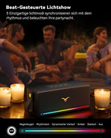 Altavoz Bluetooth, altavoz retro StageSound inalámbrico, altavoz po...