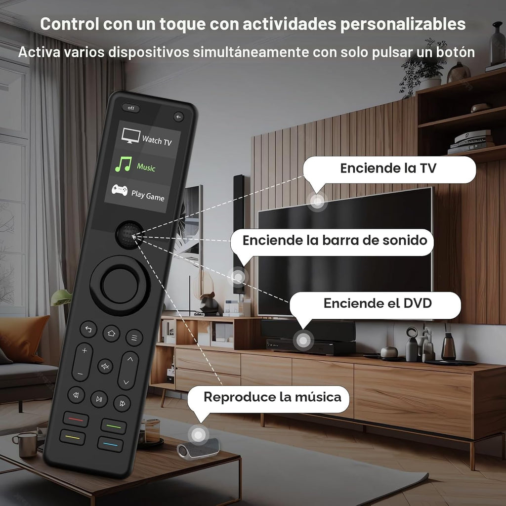 Mando a distancia universal SofaBaton X1S con hub, control remoto universal con actividades de un toque, personaliza la aplicación SofaBaton, compatible con 60 dispositivos, compatible con Alexa y