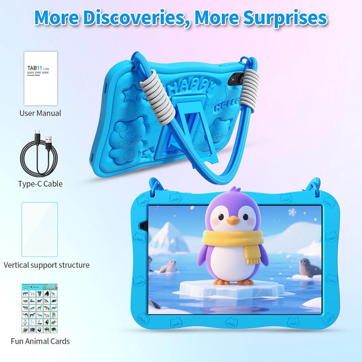 VASOUN Tableta Android 15 para niños de 10.1" con pantalla HD I...