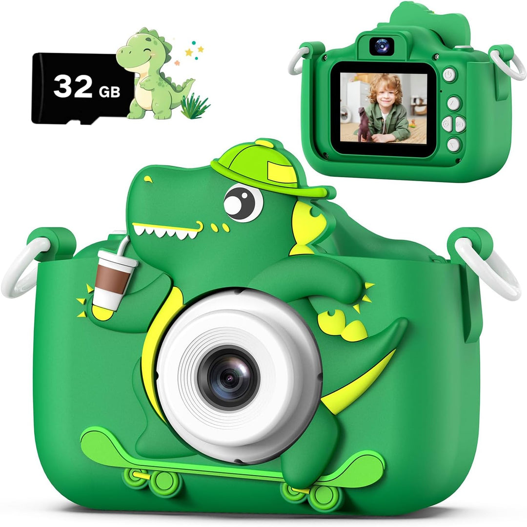 Dwfit Cámara de selfie mejorada para niños, regalos de cumpleaños d...