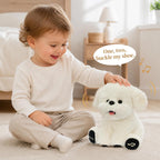 Juguete de peluche para perro, 9.5" juguete musical sensorial