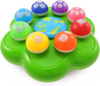 BEST LEARNING Jardín de hongos - Juguetes interactivos educativos con luces para niños pequeños de 1 a 3 años - Colores, números, juegos y música para niños - Ideal como regalo de cumpleaños para