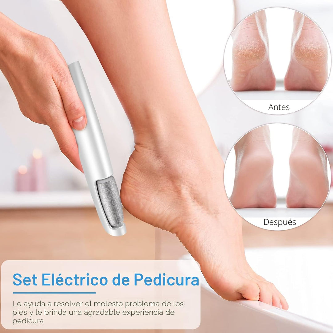 LINKEVAP - Removedor de callos eléctrico para pies, kit profesional...