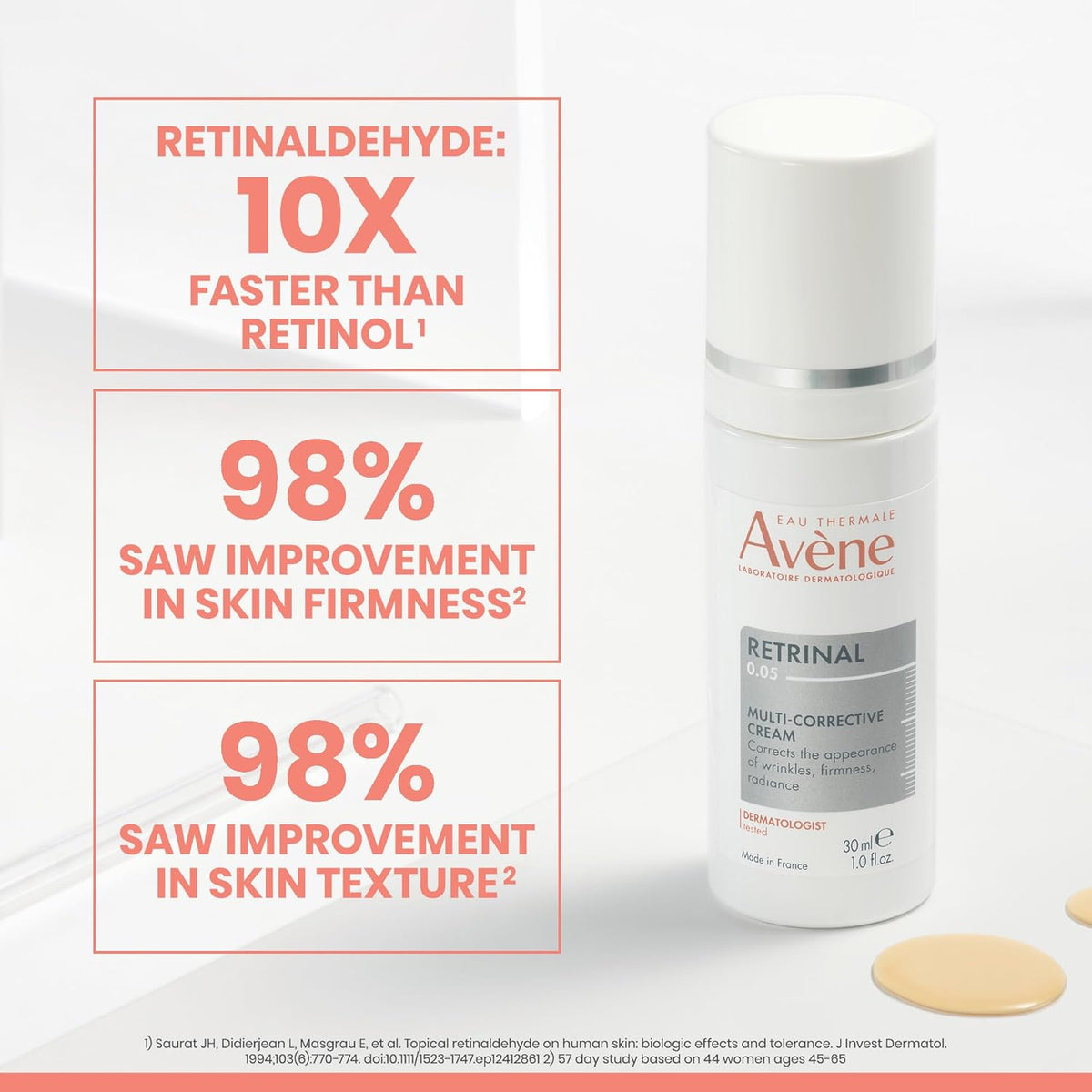 Avène Retrinal Intensive Multi-Corrective Cream, Retinal Face Cream...