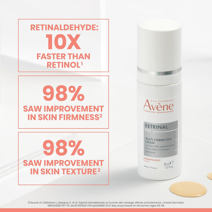 Avène Retrinal Intensive Multi-Corrective Cream, Retinal Face Cream...