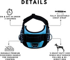 ShawnCo Essential Pro Arnés para Perros, Chaleco Anti-Tirones para Mascotas con 3 Clips para Correa y Parches Laterales Reflectantes Removibles, Arnés Ajustable y Acolchado para Perros Pequeños