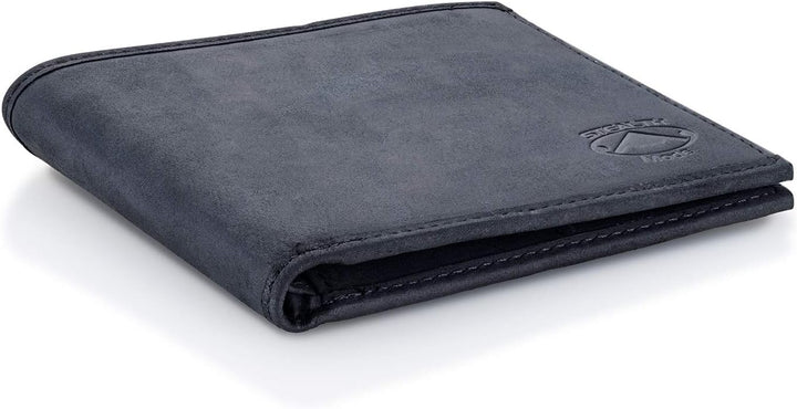 Stealth Mode Billetera de cuero para hombre. Billetera con RFID + 8...