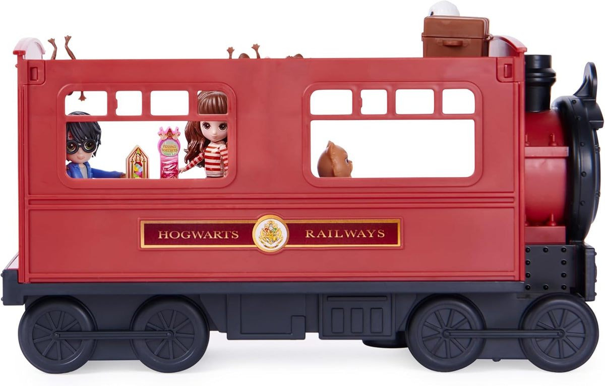 Wizarding World Harry Potter, Magical Minis - Set de juguete de tren Hogwarts Express con 2 figuras exclusivas, 10 accesorios, juguetes para niños a partir de 6 años