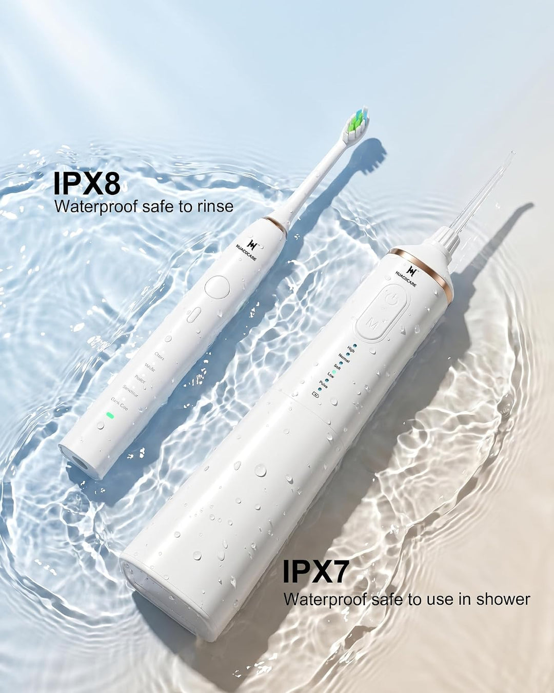 Kit de Cuidado Dental Pro Mejorado: Hilo Dental de Agua de 5 Modos...