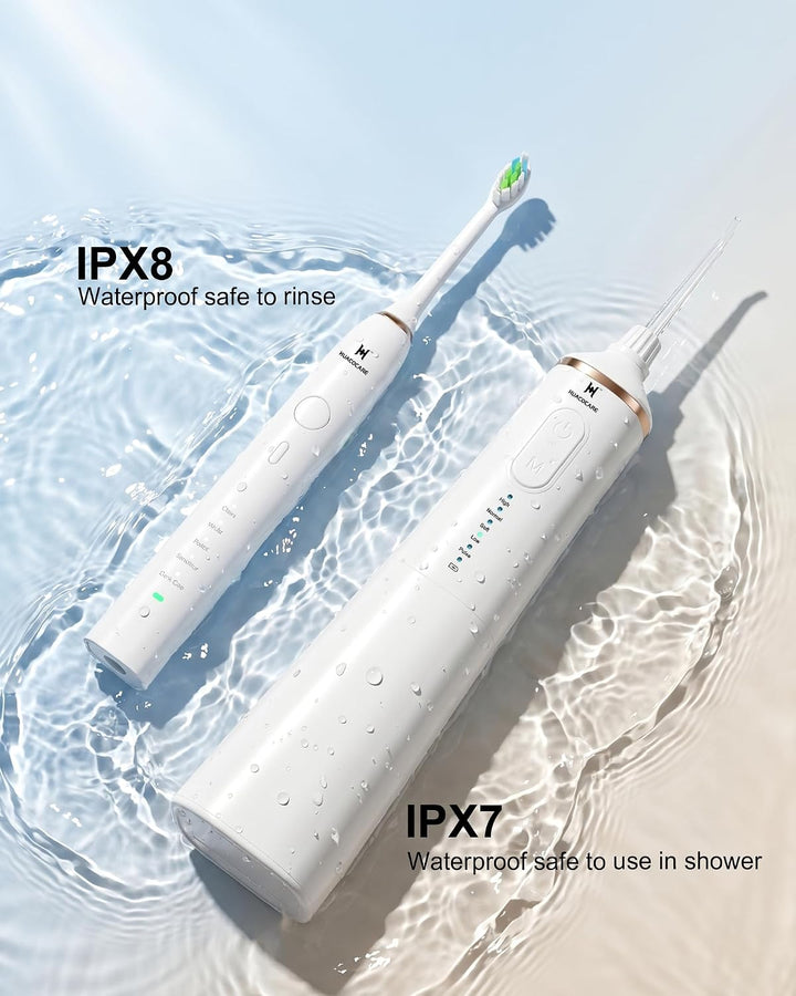 Kit de Cuidado Dental Pro Mejorado: Hilo Dental de Agua de 5 Modos...