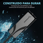SABRENT Adaptador USB 3.0 a 2.5 Gigabit Ethernet – Adaptador de Red USB-A a 2.5GbE, Carcasa de Aluminio, Plug-and-Play, Retrocompatible con 10/100/1000/2500 Mbps, Alimentado por Bus (NT-UA25)