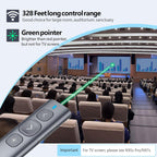 N95 Clicker de presentación con puntero láser verde para