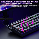 Aula WIN60 HE - Teclado mecánico 60% para juegos con cable, interru...