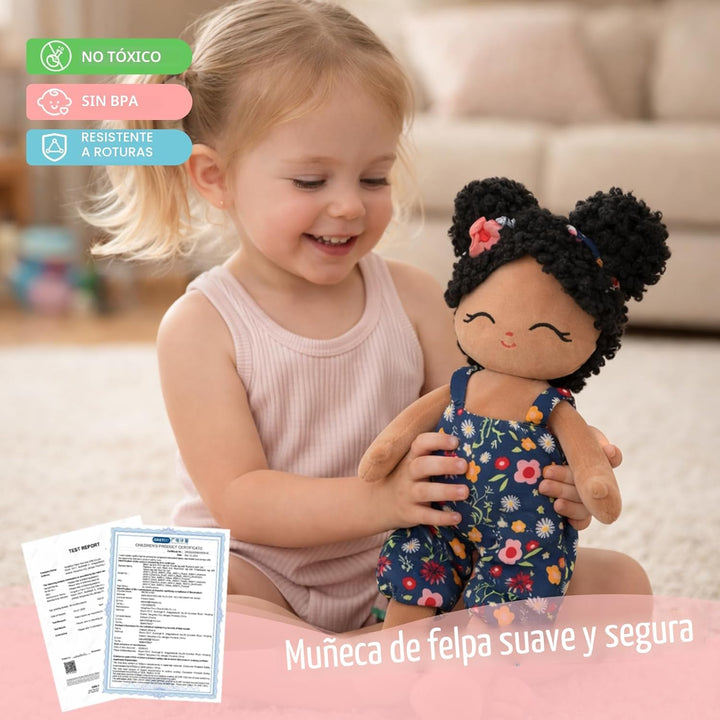 Jumbrace Muñeca de bebé suave de 16 pulgadas, muñeca de trapo para...