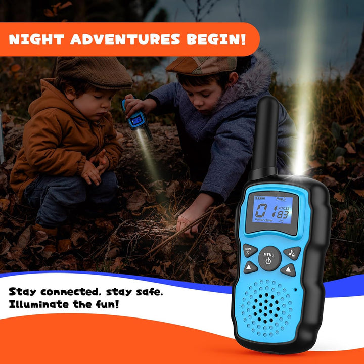 Wishouse Walkie Talkies para niños recargable