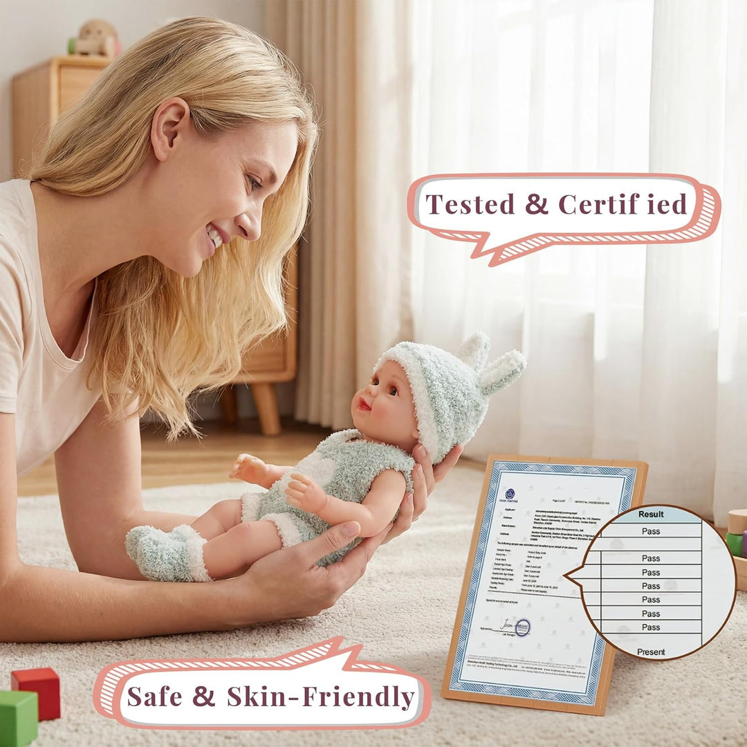 BABESIDE Juego de 9 muñecas de bebé, 12 pulgadas, linda muñeca real...