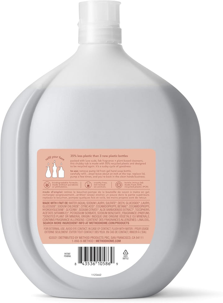Method Repuesto de jabón de manos en gel, vainilla + frambuesa, 34...