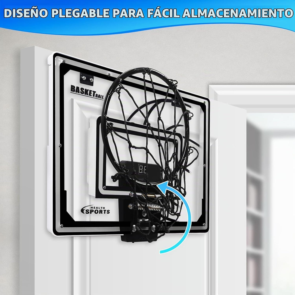 Aro de baloncesto interior para niños, sobre la puerta Mini Puntuación de