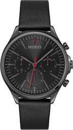 HUGO #Smash Multi Watch para hombre, caja de acero inoxidable, movimiento multifunción, diseño elegante y divertido, precisión de cuarzo, uso diario atrevido, regalo para él