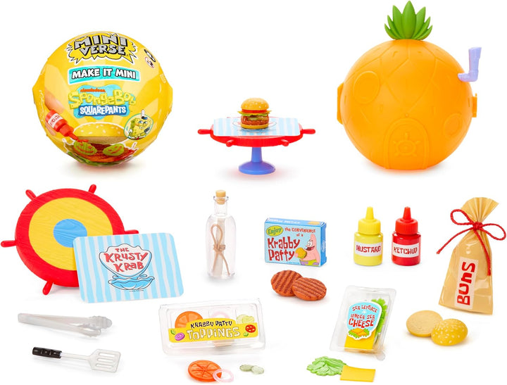 MGAs Miniverse Hazlo Mini Bob Esponja Mini Coleccionables