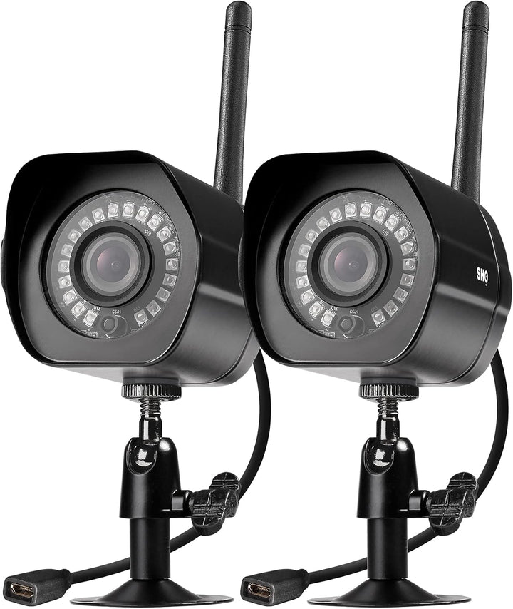 SHO Cámara WiFi de seguridad inteligente enchufable para exteriores...