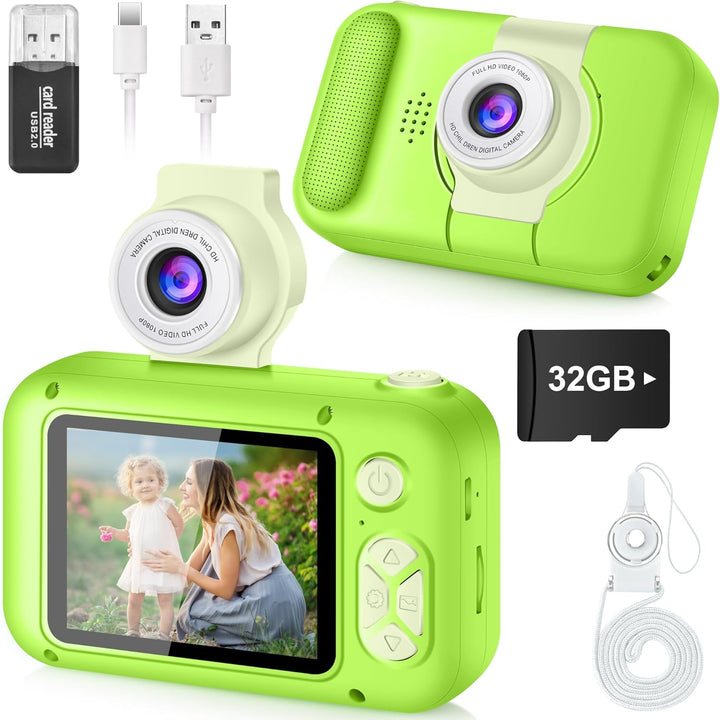 ARNSSIEN Cámara digital para niños, cámara digital para niños peque...