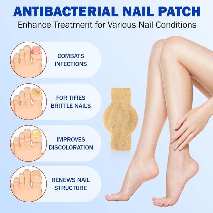 Parches para Uñas con Hongos Paquete de 2 - Tratamiento de Uñas de...